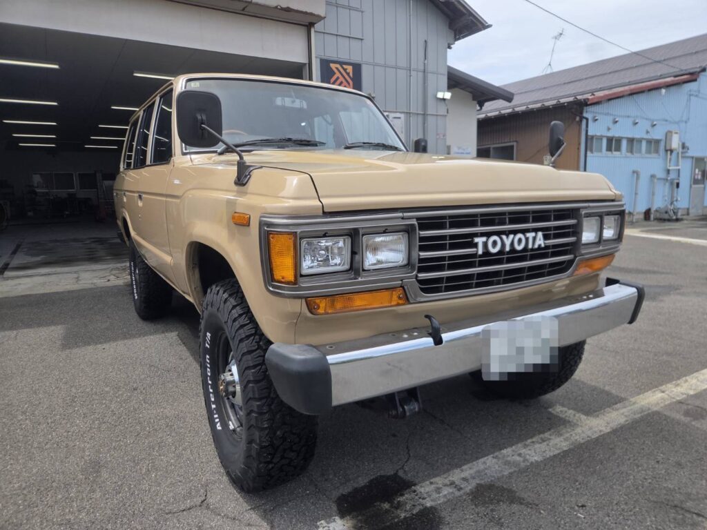 TOYOTA ランドクルーザー60 透明感を残した高遮熱フィルム施工｜新潟市西区